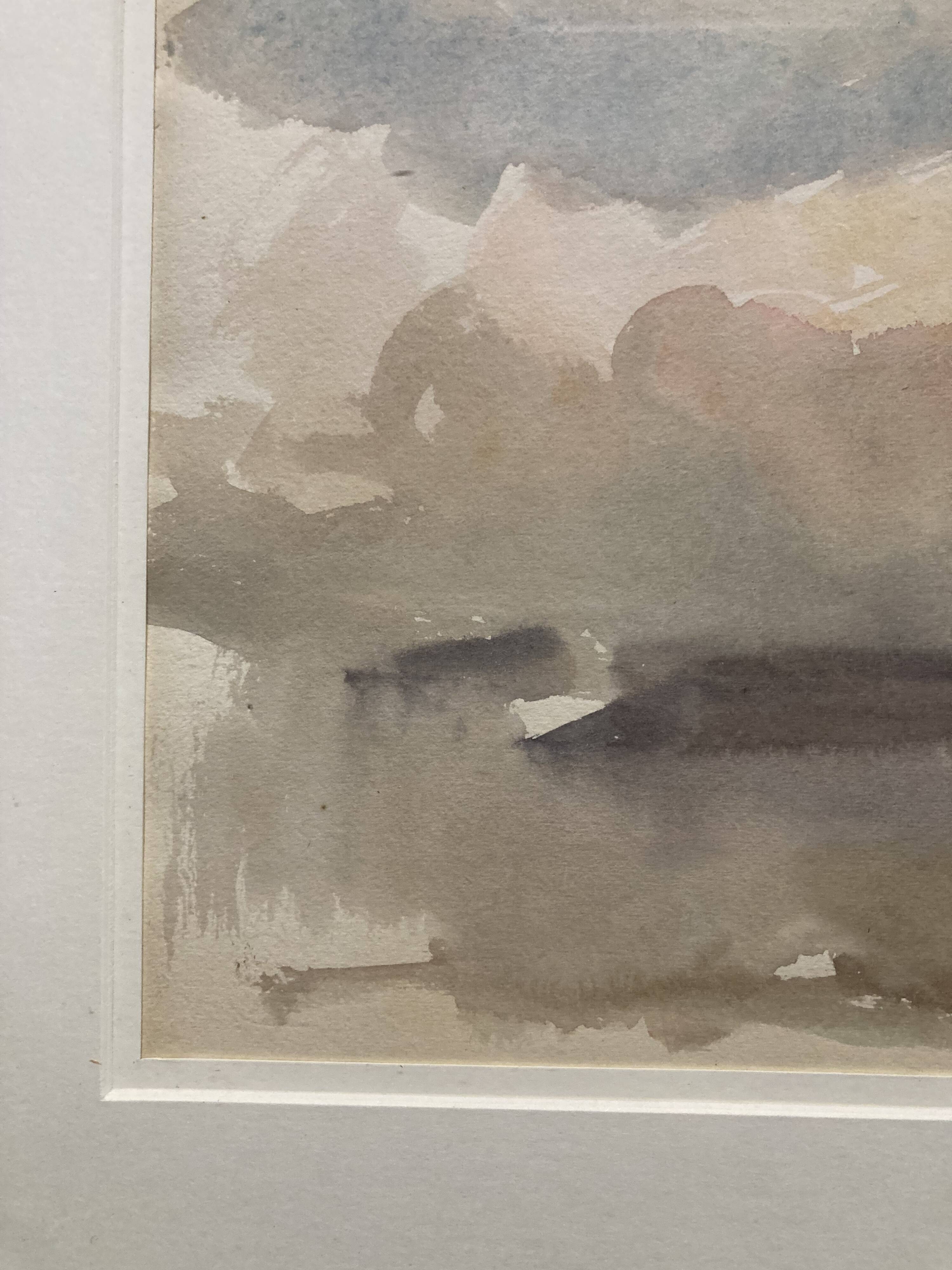 Landscape framed by Gustave Guétant (1873-1953)