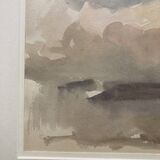 Landscape framed by Gustave Guétant (1873-1953)