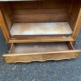 Louis XV bookcase in solid burr walnut from the 18th century
