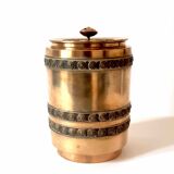 Brass jar with lid, oriental inspiration