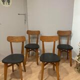 Lot of 4 chairs bistro Luterma