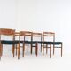 Set of 6 Carl Ekström for Albin Johansson chairs 'Dalarna' teak
