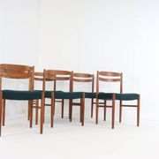 Set of 6 Carl Ekström for Albin Johansson chairs 'Dalarna' teak