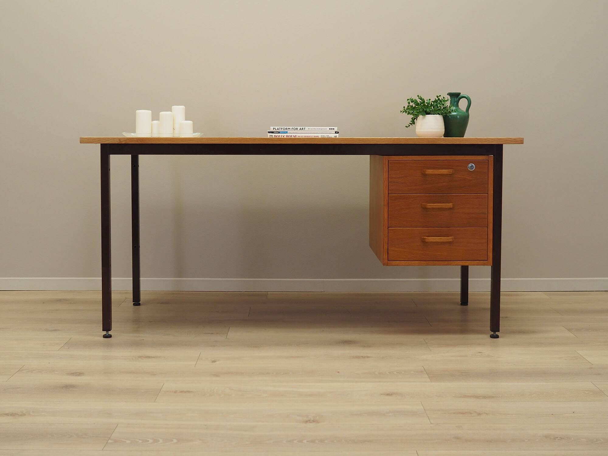 Ash desk, Danish design, 1970s, production: Denmark