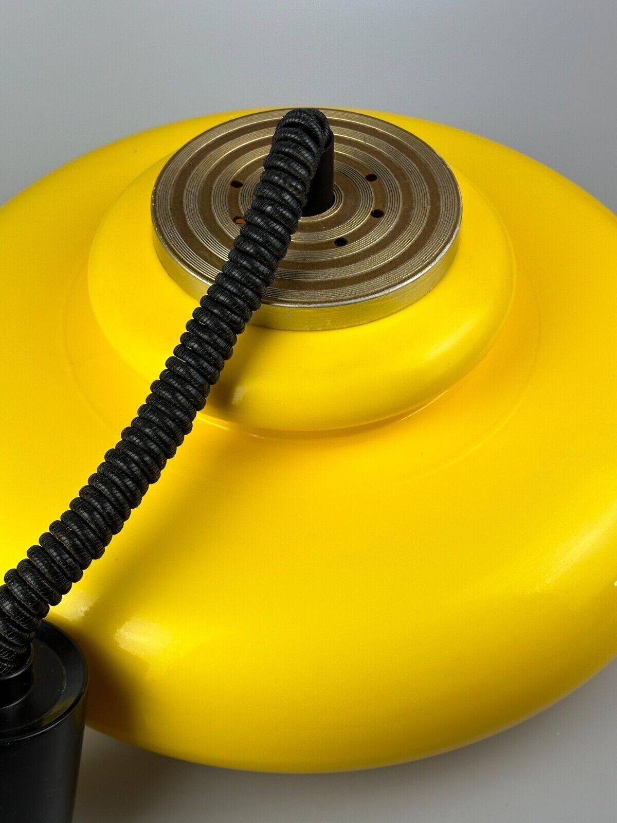 60s 70s ceiling lamp hanging lamp plastic chrome metal space age design