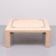 Robert Marcius Pink Tessellated Marble and Brass inlay Coffee table 1970s