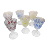 Verres vin Arlequin vintage