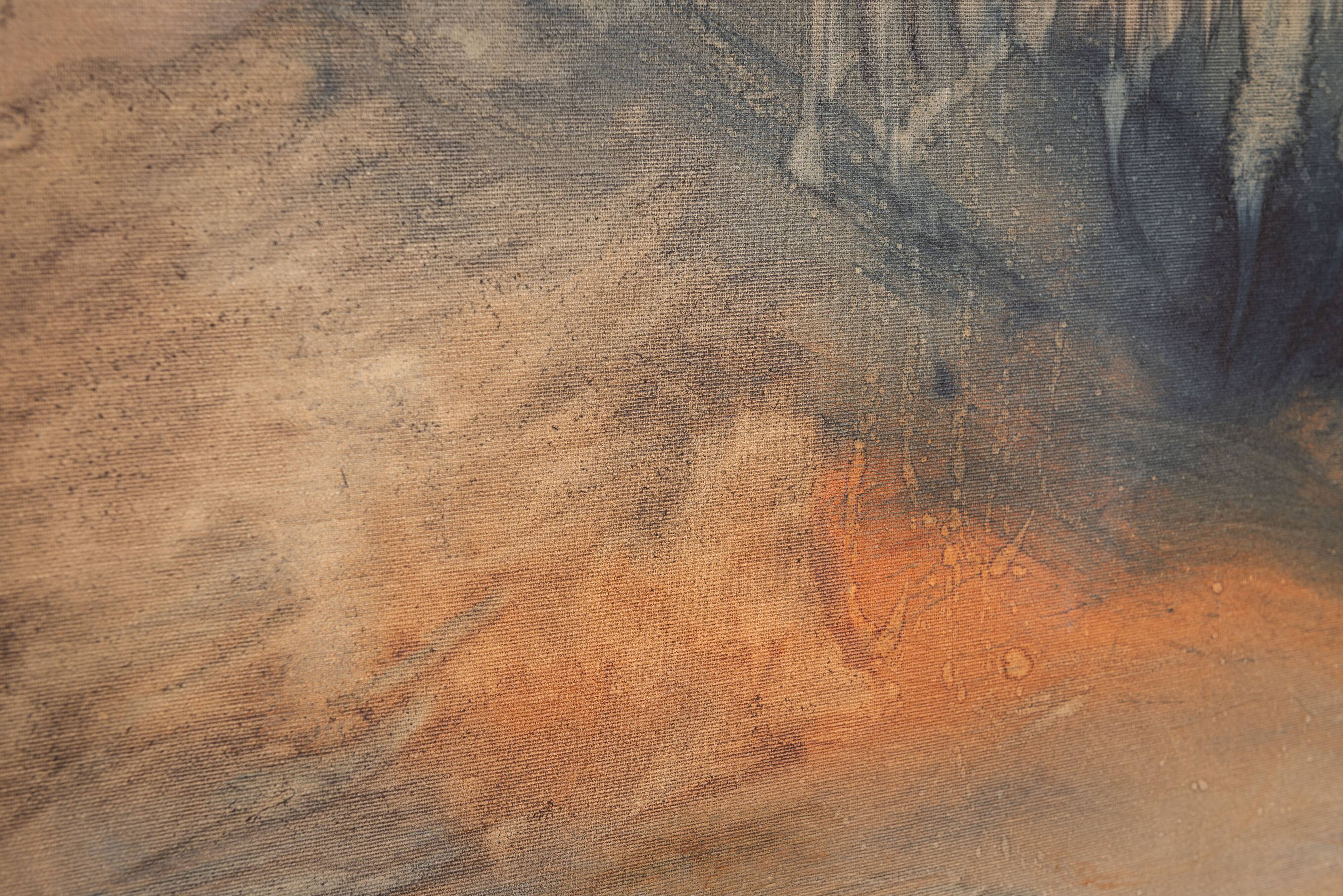 Abstract landscape painting by S. Martiny
