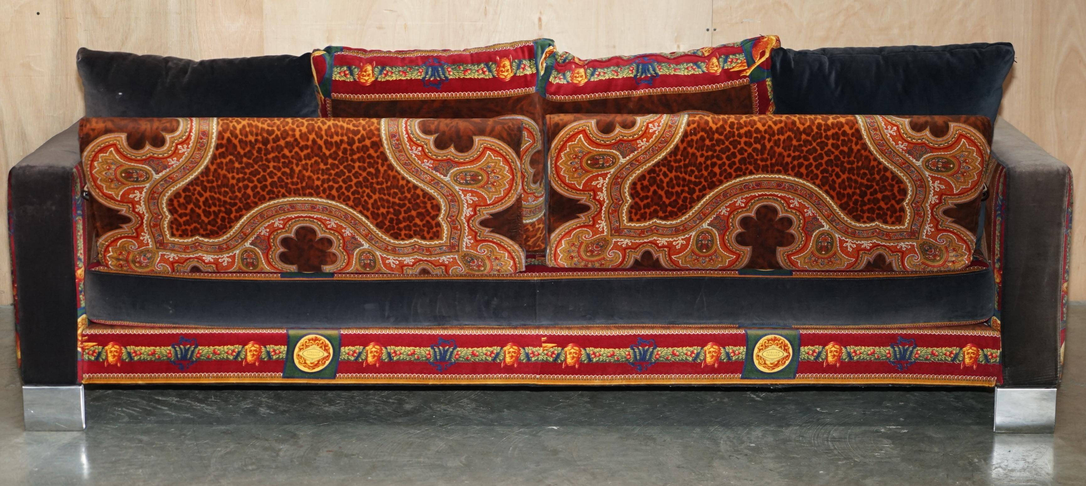 Canapé ajustable Ilian Rachov pour Versace 2003, partie d'une suite