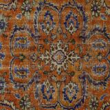 Tapis Oushak Vintage – Couleurs Vibrantes & Motifs Dynamiques, 160 x 277 cm