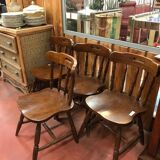 4 chaises western