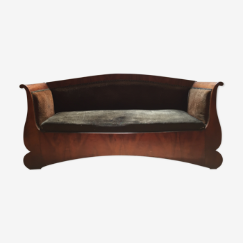 Old wooden sofa