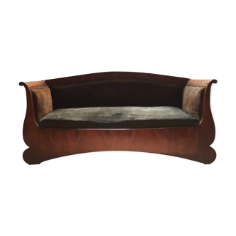 Old wooden sofa
