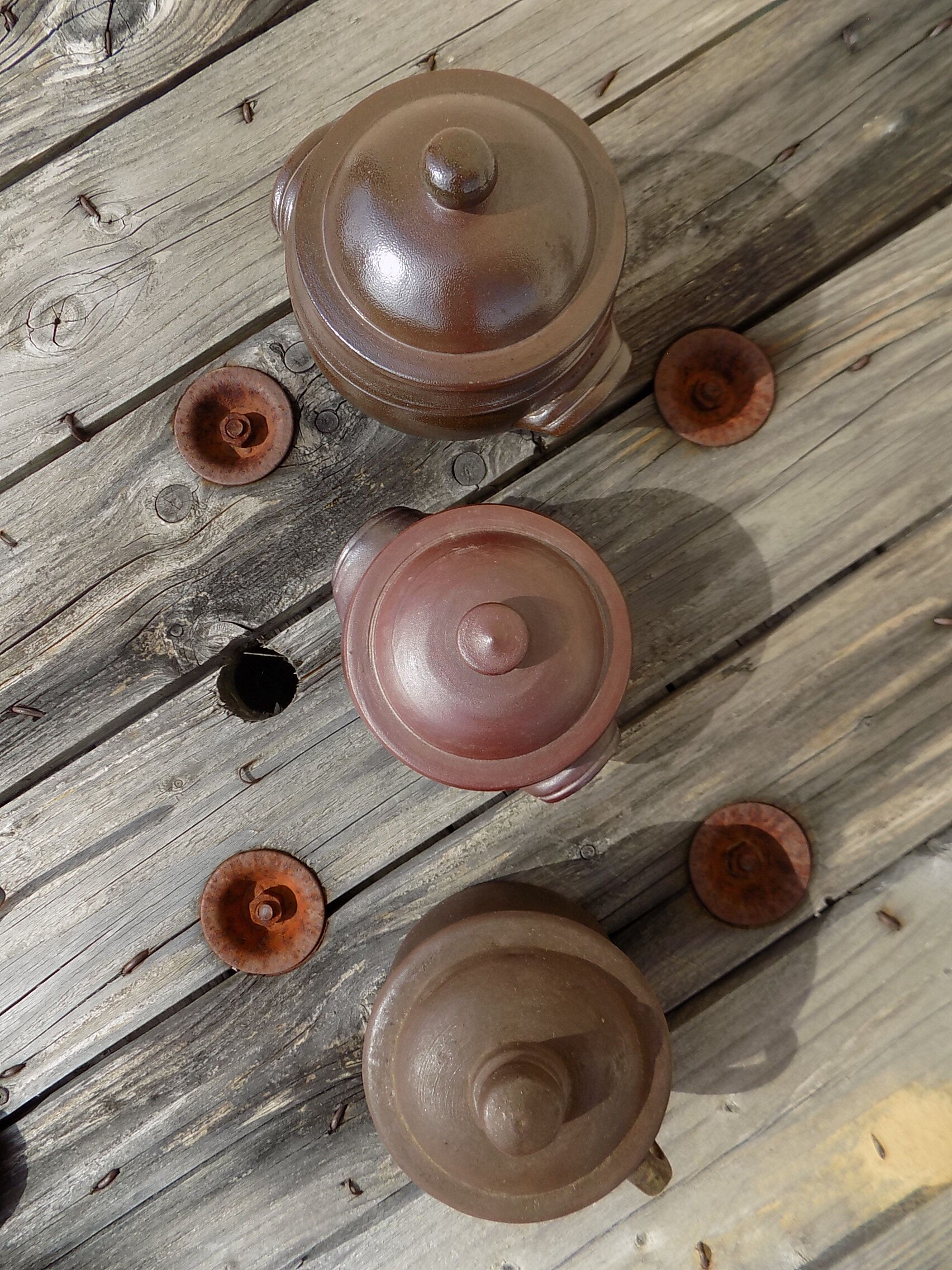 Bols et tasse poterie normande