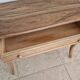 Console en bois brut
