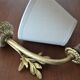 Golden foliage wall lamp