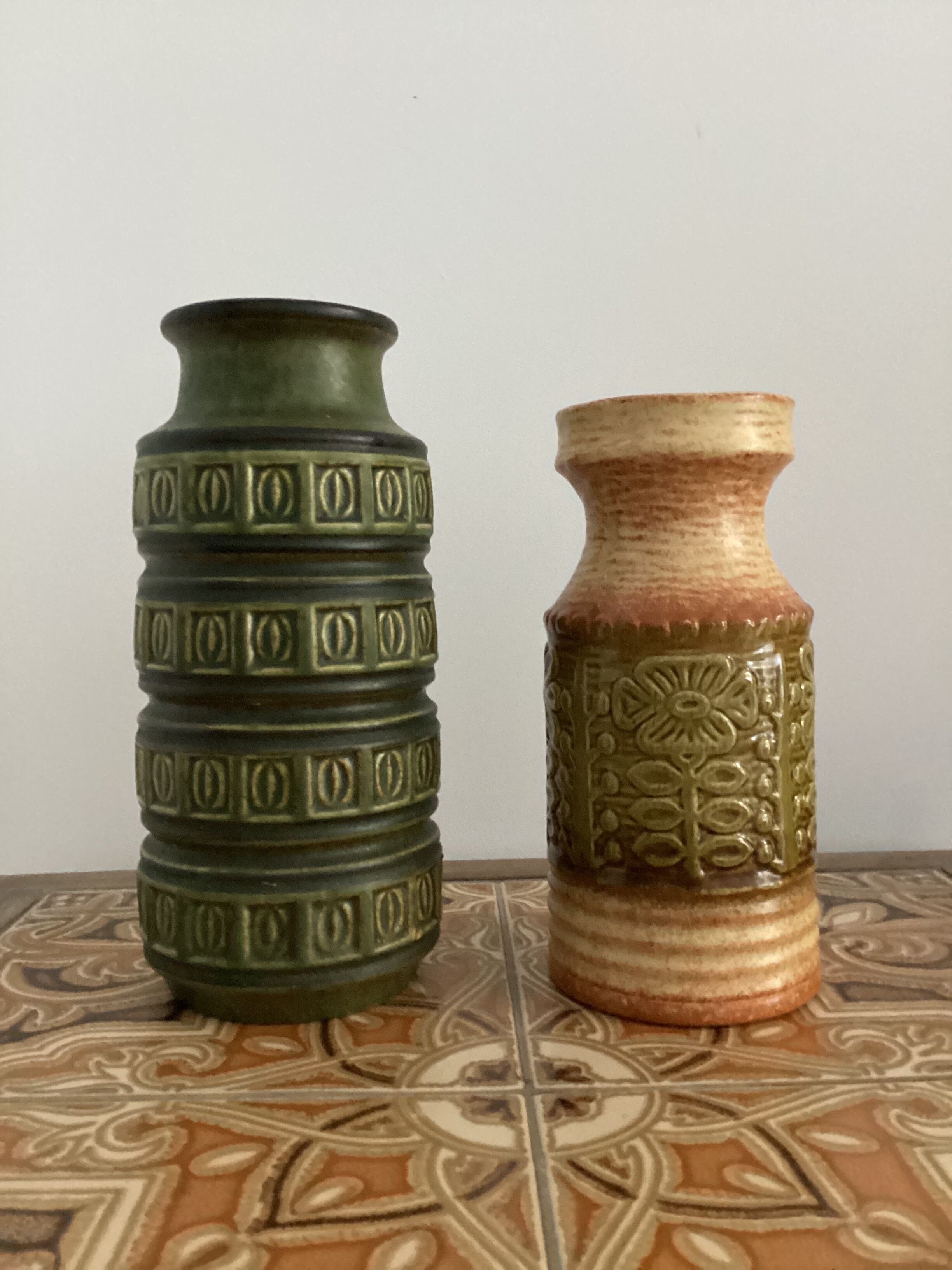 2 vases West Germany
