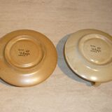 CNP Village stoneware cups and sub-cups