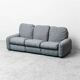Piumotto sofa by Arrigo Arrigoni for Busnelli 1970s vintage modernism