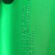 Set of 4 green Selene Magistretti chairs.