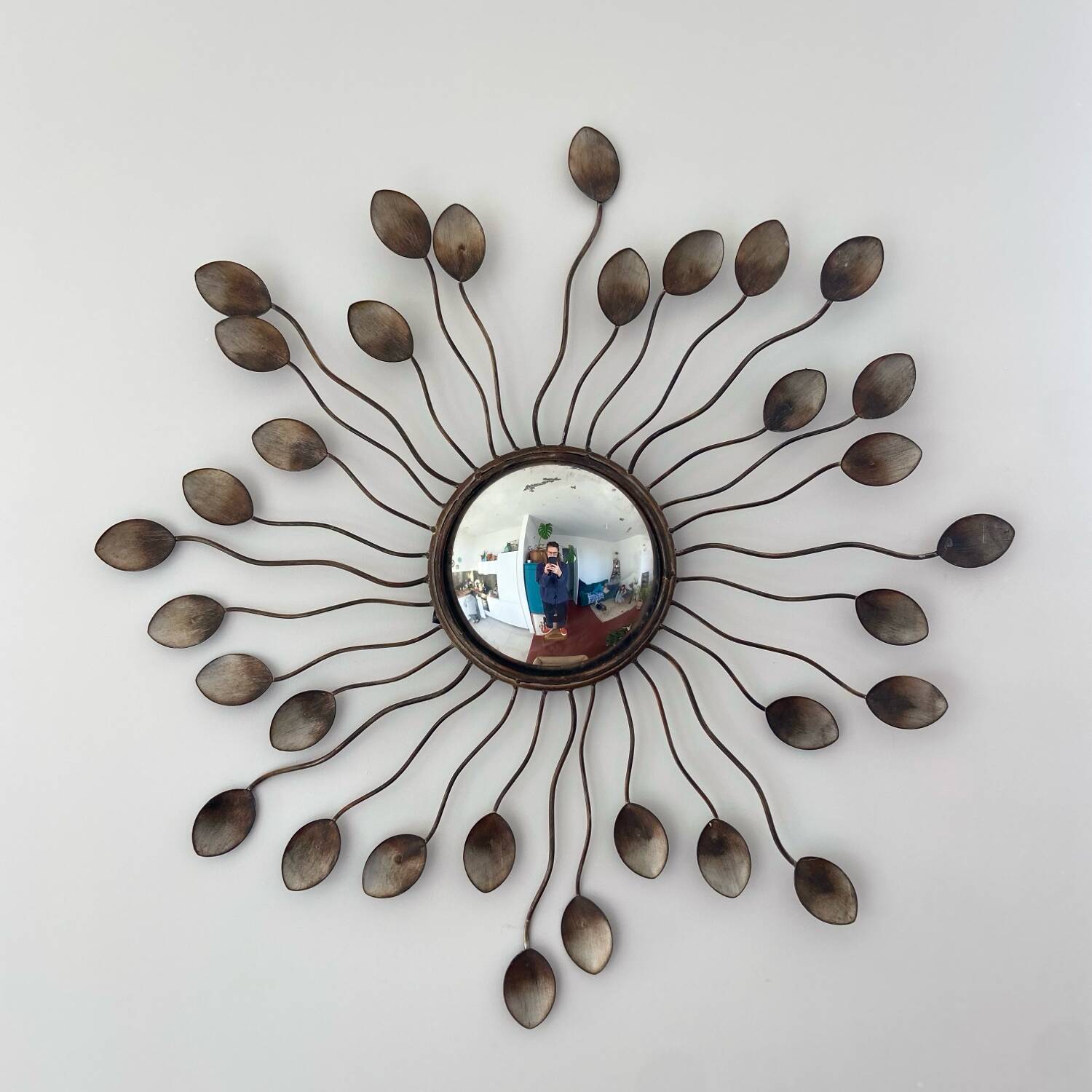 Vintage witch mirror