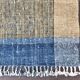 Mustard Kilim Rug- Yellow Blue Kilim Rug 190x290cm wool kilim tapi