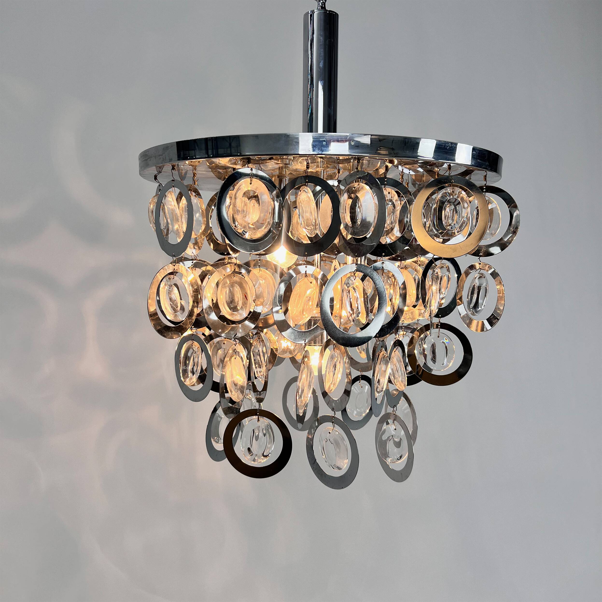 Targetti Sankey Chandelier, 1970s