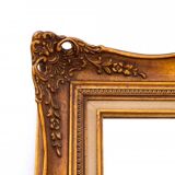 Mirror in gold frame, 1940s.