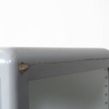 Vintage industrial display cabinet