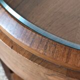 Art Deco walnut pedestal table 1930