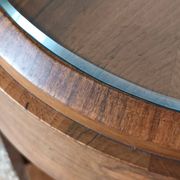 Walnut Art Deco side table 1930