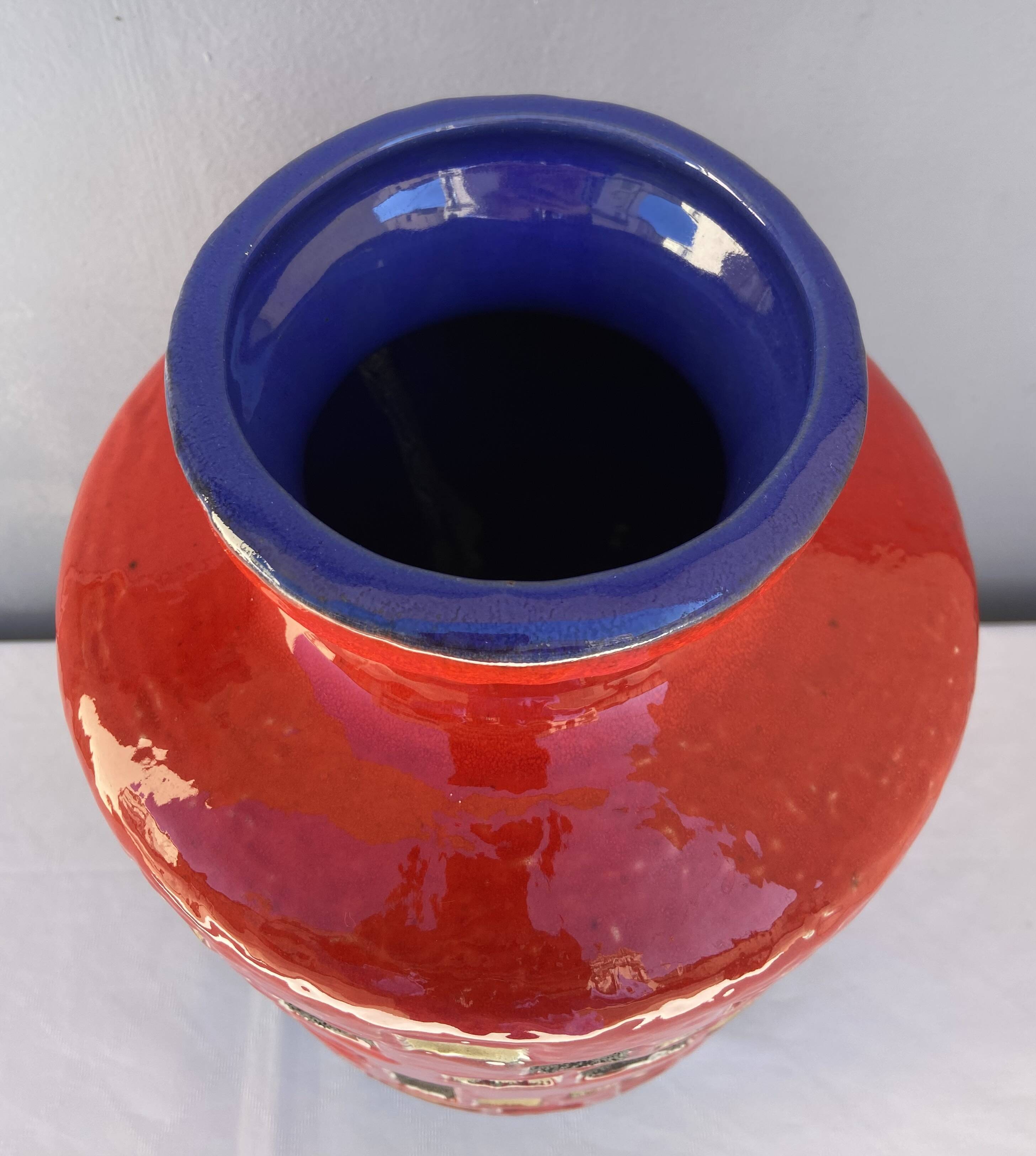 West Germany XL ceramic vase
