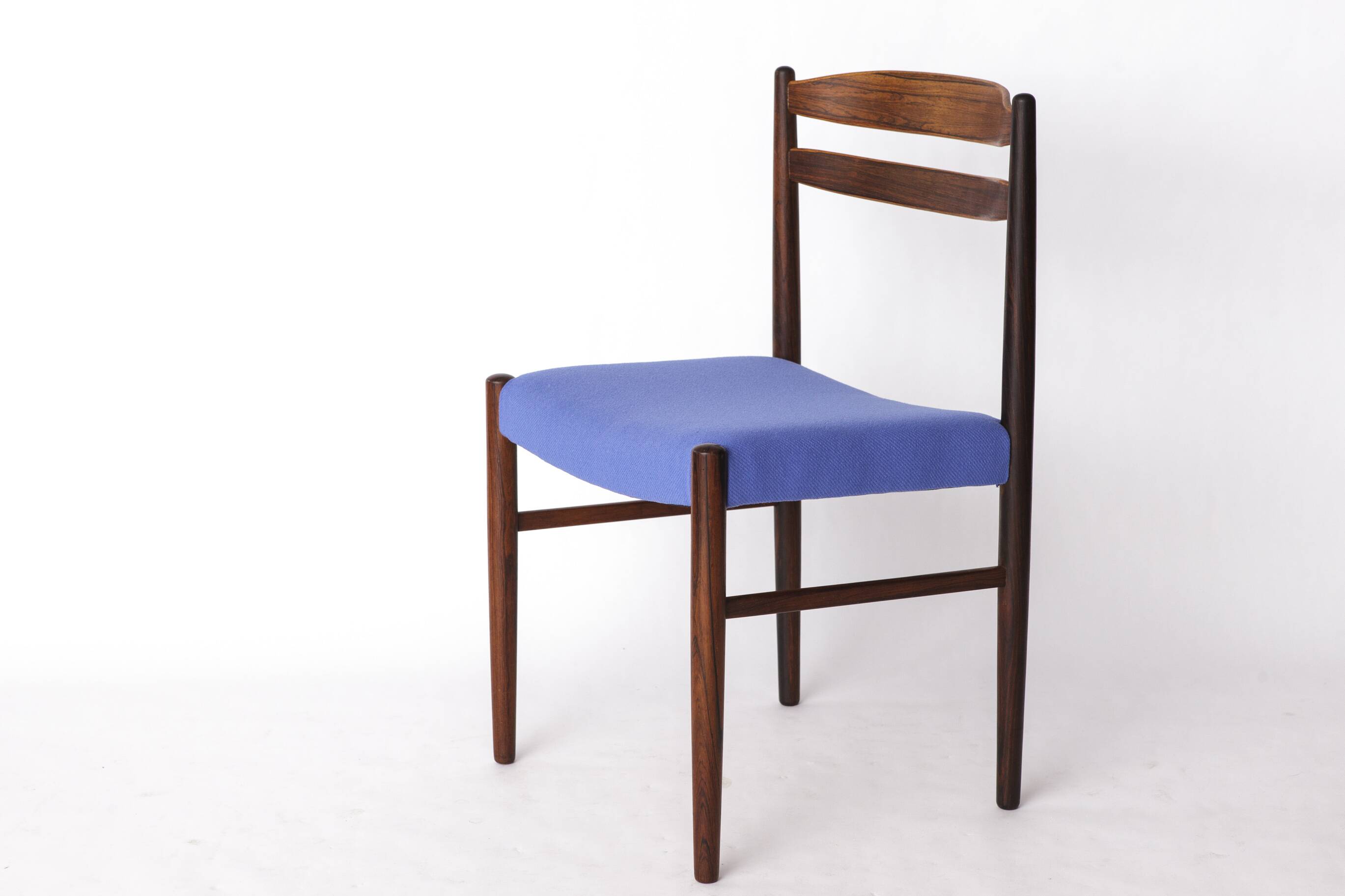 1 of 4 Swedish Rosewood Dining Chair by Carl Ekström for Albin Johansson