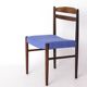 1 des 4 chaises de salle à manger en palissandre suédois par Carl Ekström pour Albin Johansson