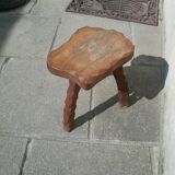 Square brutalist tabouret
