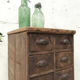 Wooden craft furniture with 10 drawers