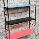 Metal shelves