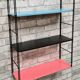 Metal shelves