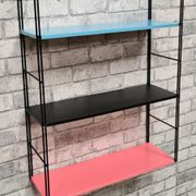 Metal shelves