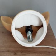 Lampe chouette céramique vintage année 70