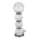 Carlo Nason pour Mazzega Lampe de sol en verre de Murano Space Age, Italie, années 1970