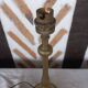 Solid brass lamp base