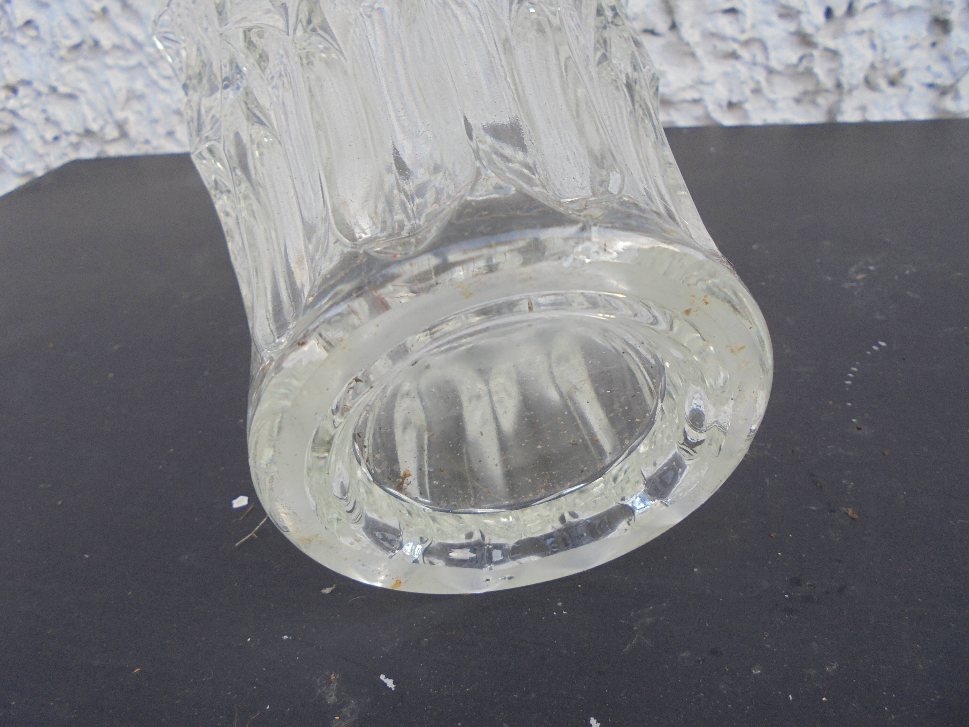 Vintage glass vase