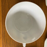 Trio of Limoges porcelain cups