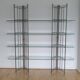 highquality freestanding glass shelf from the 80s