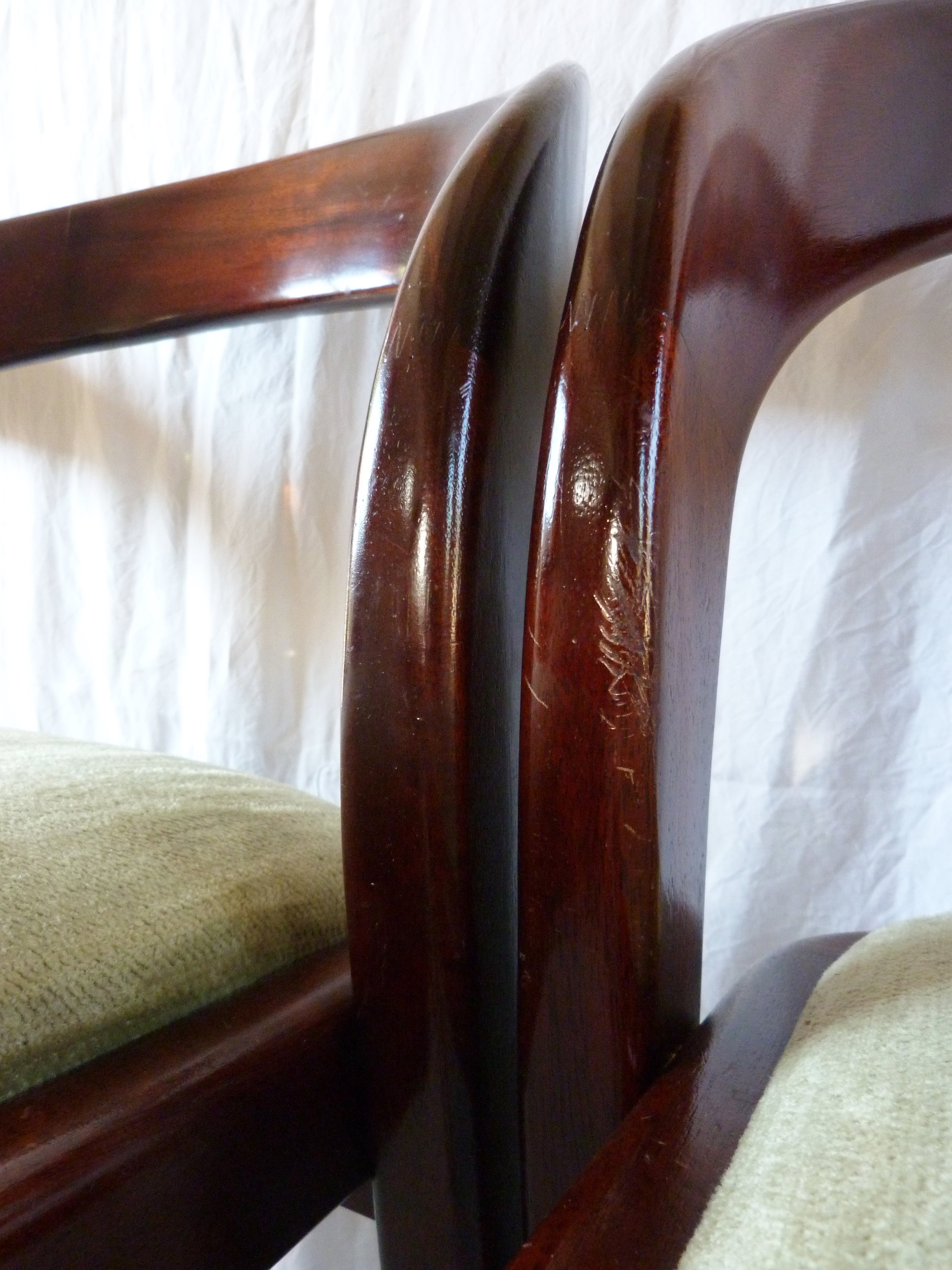 Suite of 6 chairs Gondola Baumann