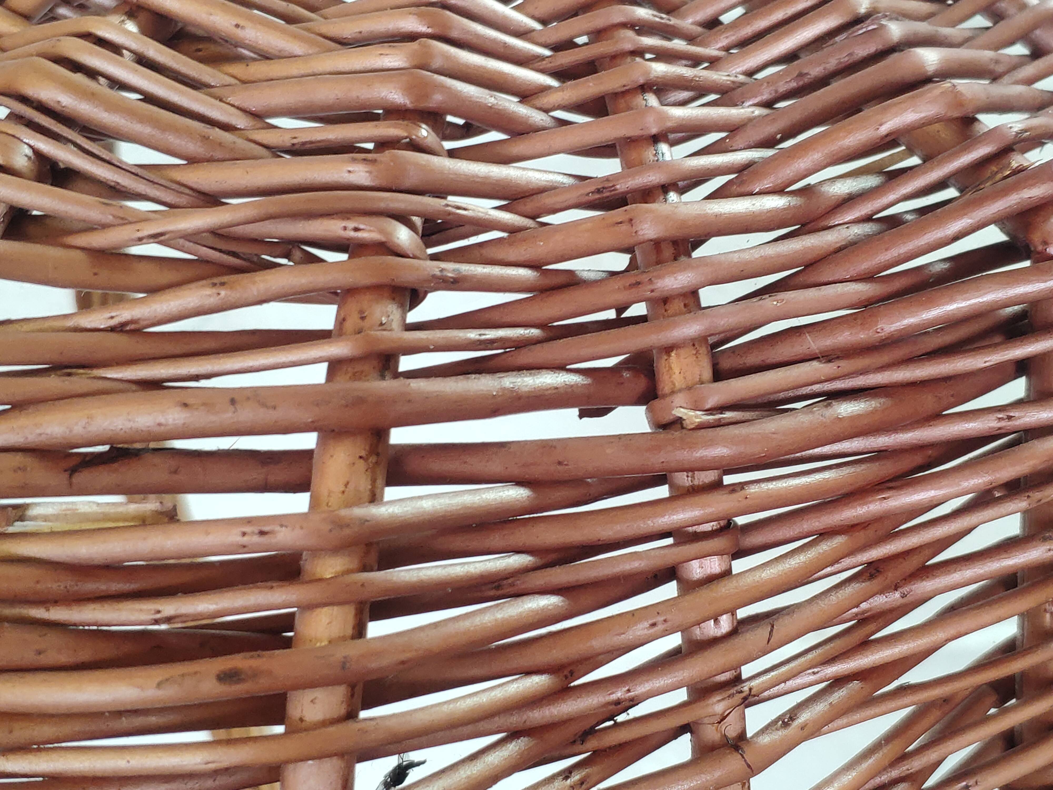 Vintage wicker basket