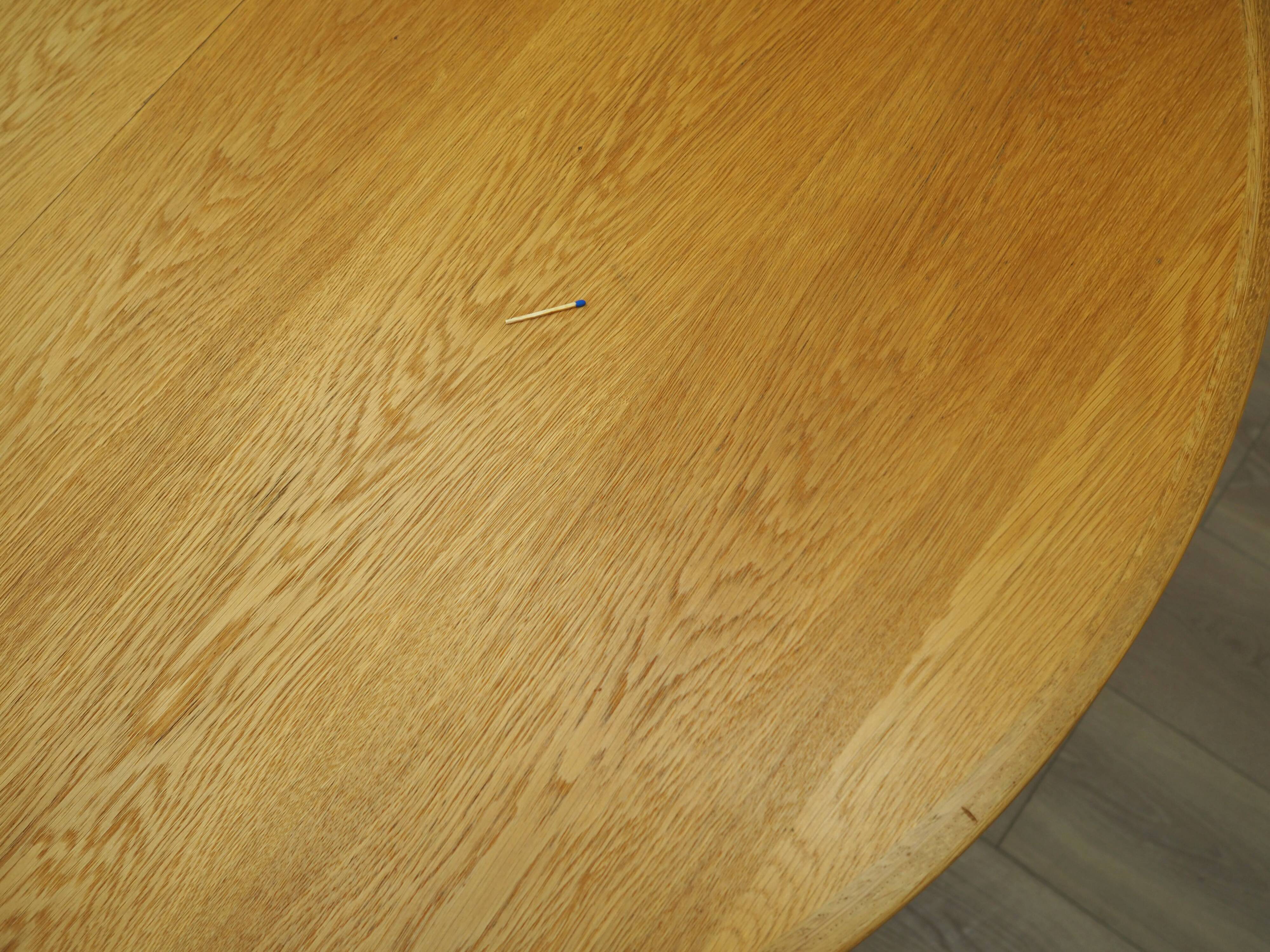 Ash round table, Danish design, 1960s, production: Denmark