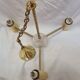 Perplex chandelier, 3 lights from 1970