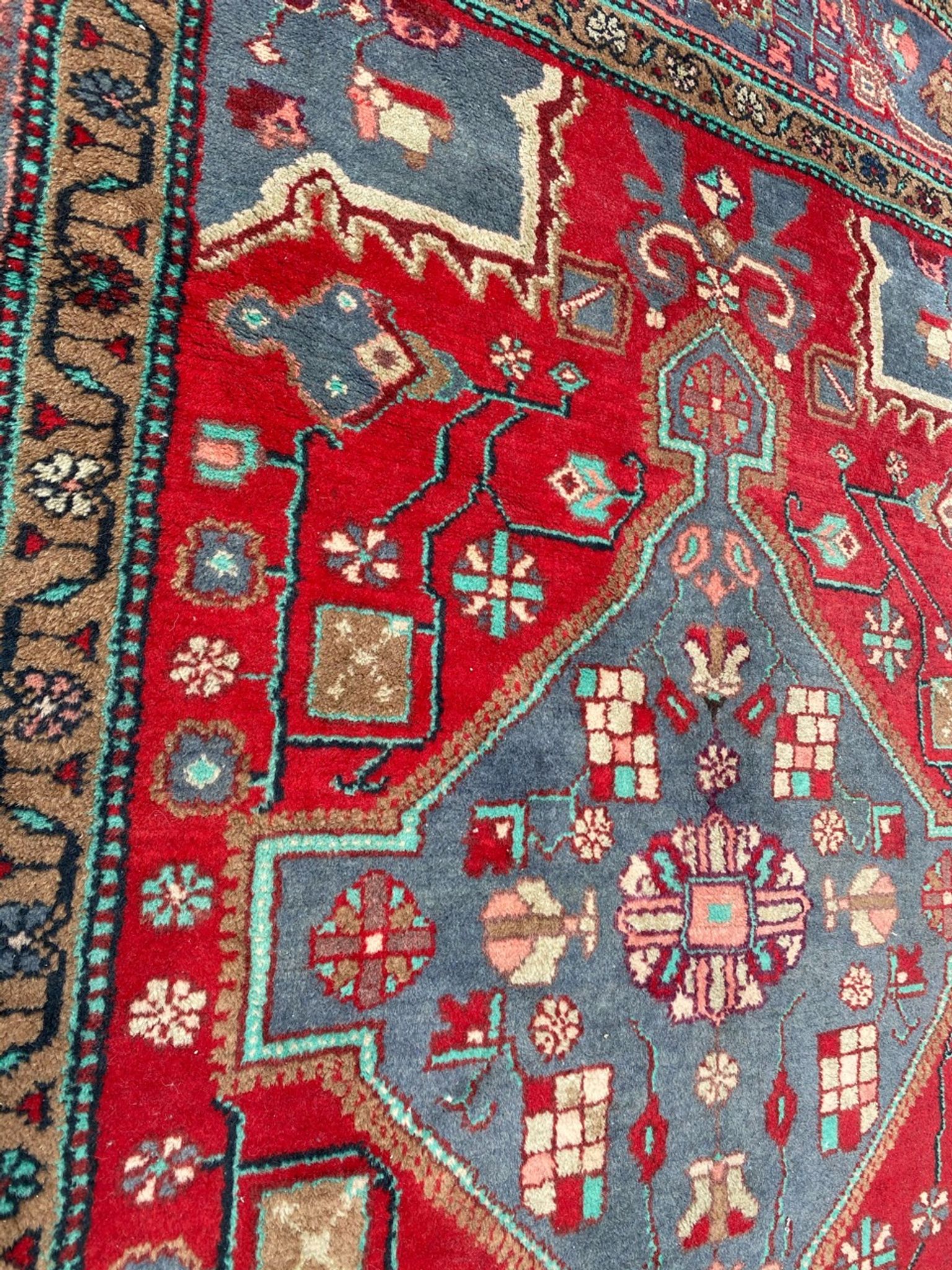 Malayer ancient persian carpet 138x238 cm
